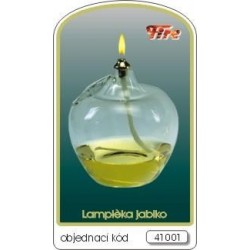 Dekorativní petrolejová lampa (jablko s lístkem)